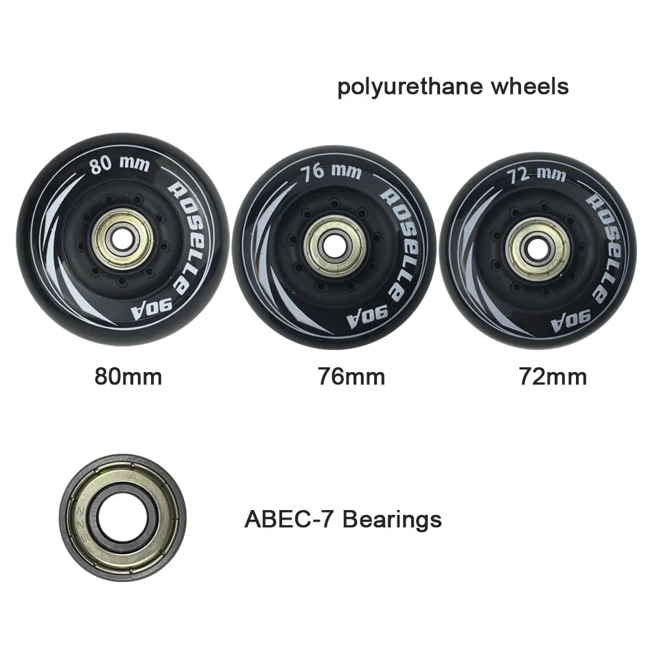 231 243 мм рама и 4*80 76 72 мм 90A колеса и подшипники для встроенного скольжение слалом коньки база для взрослых детей Patines