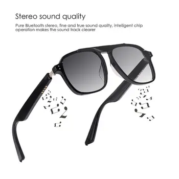 

Bluetooth Smart Glasses Intelligent Waterproof Wireless Hands-Free Calling Music Audio Open Ear Gradient Sunglasses