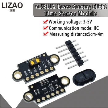 

VL53L1X Laser Ranging Flight Time Sensor Module Distance 400cm Measurement Extension Board Module CJMCU-531 VL53L0