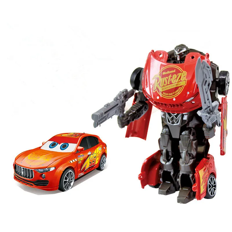 Автомобили 3 молния McQueen сплав деформации Модель автомобиля игрушки Робот детский игрушечный автомобиль мальчики высокого качества горячая новинка