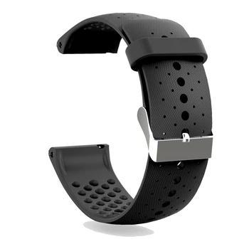 

HOT-Sport WatchBand Strap for SPolar Vantage M Watch Band Soft Silicone Replacement Bands Strap for Polar Vantage M Strap Black