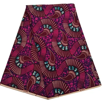 

2020 veritable wax Ankara African wax fabrics 100% cotton printed pattern Ghana wrapper