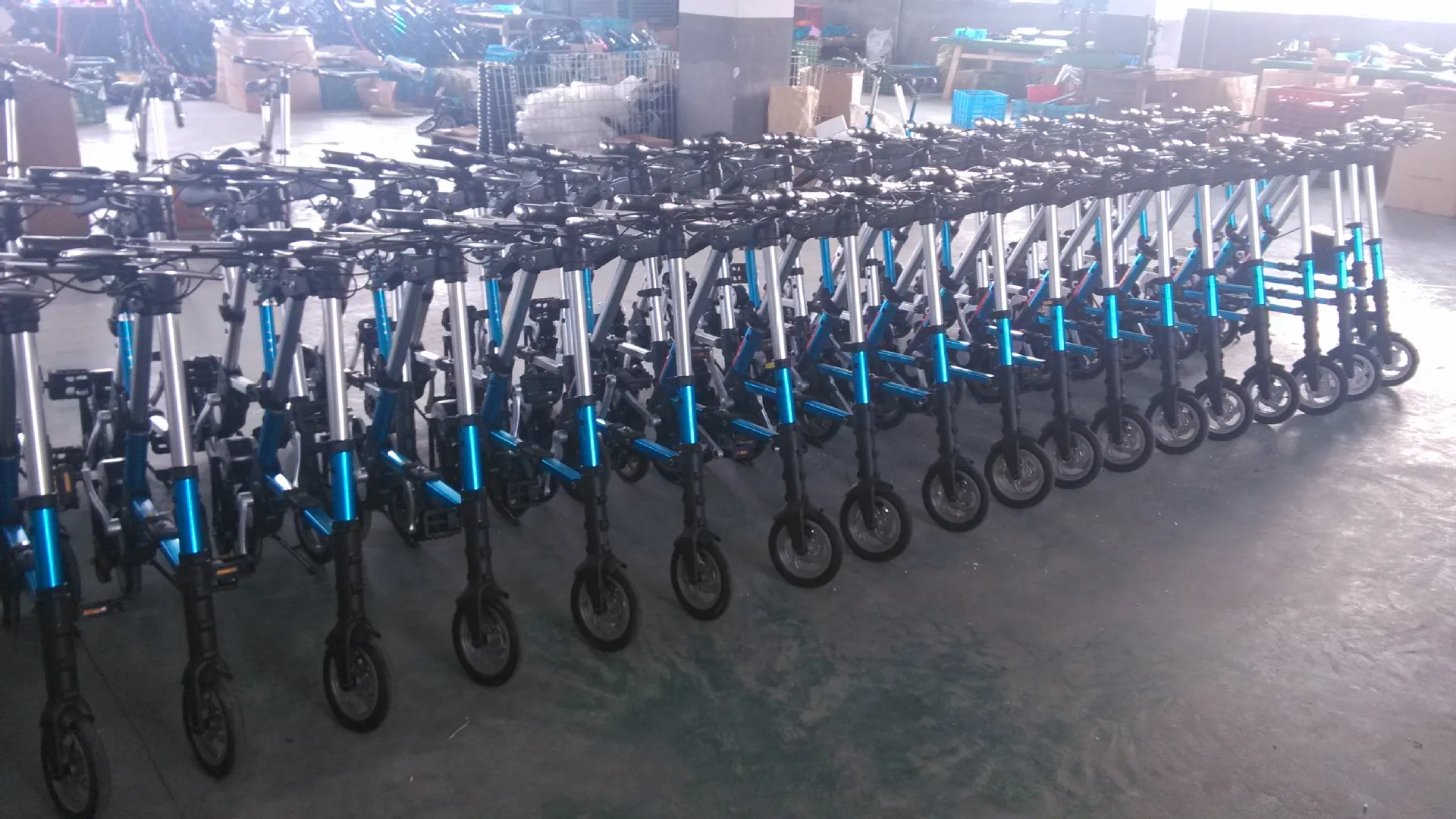 Top 2019 hot sell 8-inch folding bicycle Free inflatable wheel ABIKE ultra-light portable mini folding bicycle 3