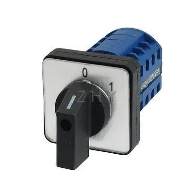 

500V 20A 0-1 Position Rotary Cam Universal Changeover Switch