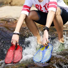 Мужская и женская уличная пляжная обувь с полой подошвой; легкие слипоны; водонепроницаемая обувь; кроссовки; BHD2