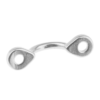 

Stainless Steel Bimini Boat Top Pad Eye Straps Tie Down Kayak Deck Loop