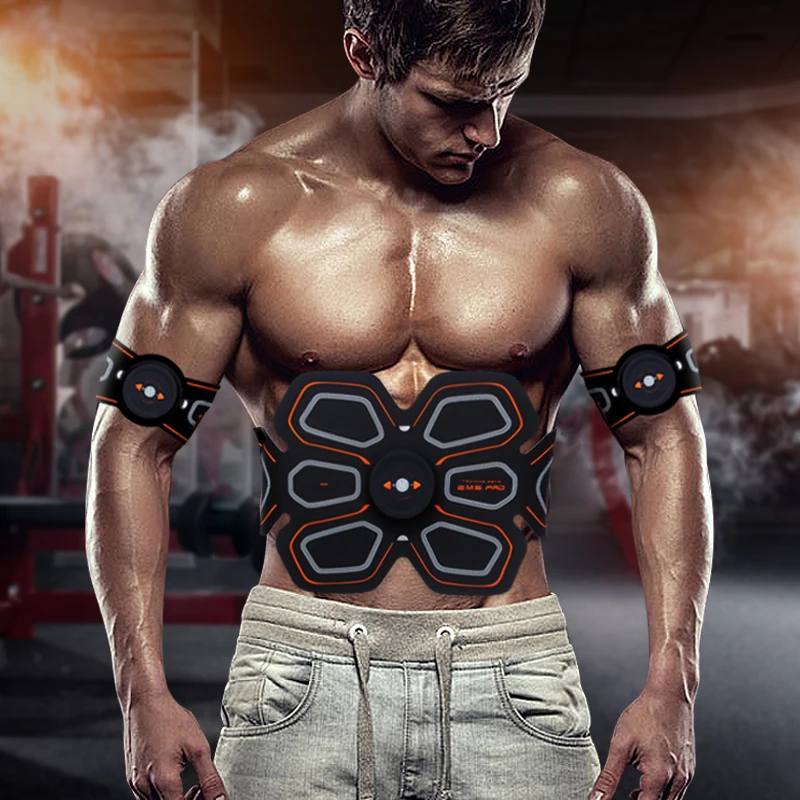 

Electric Muscle Stimulator Trainer Smart Fitness Body Slimming Slimming Weight Loss Massager Abdominal Training pad stickers