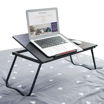 

Foldable computer desk Adjustable tilt portable laptop desk home dormitory lazy bed desk shelf with mobile phone slot mx6011341