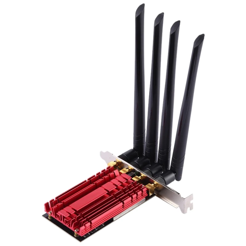 Двухдиапазонный AC1900 Broadcom BCM94360 беспроводной 802.11AC wifi адаптер настольный wifi карта с разъемом PCI Express для Mac OSX+ PC/Hackintosh Win10