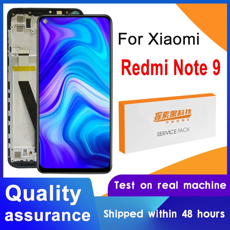 100% протестированный 6 53 ''дисплей для Xiaomi Redmi Note 9 ЖК-дисплей сенсорный экран