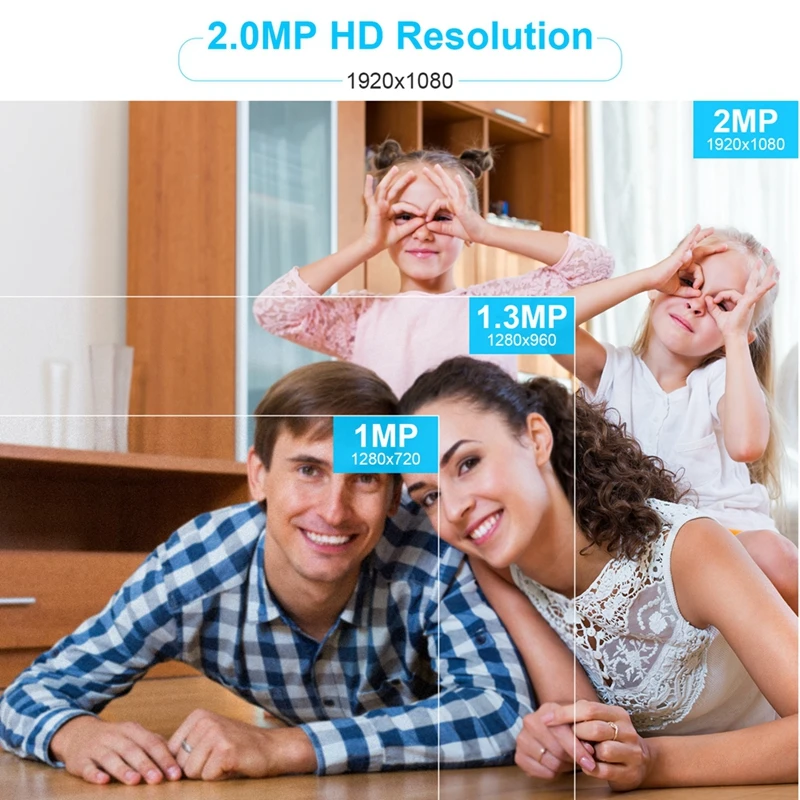 DEFEWAY H.265 + 4CH 1080P HD WiFi NVR 4 шт. 2.0MP ИК наружная CCTV Беспроводная IP камера безопасности P2P