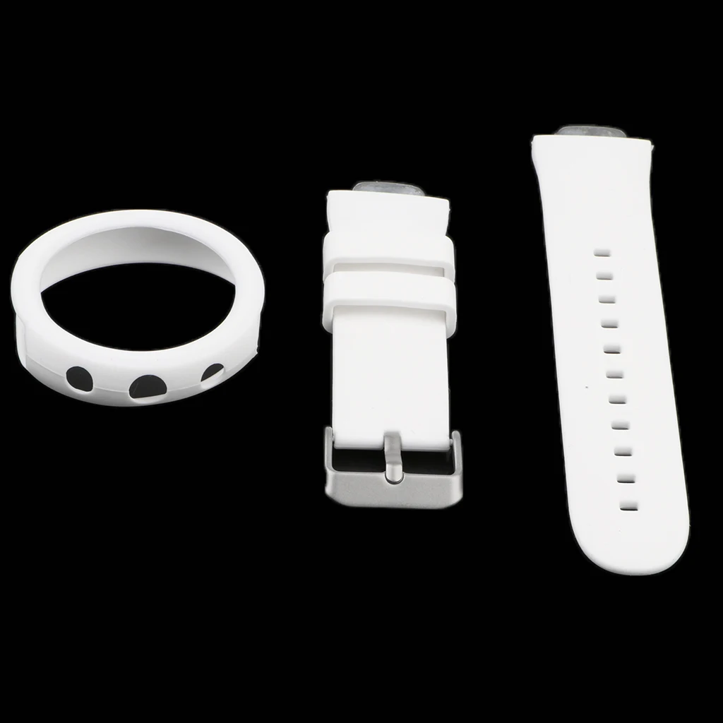 MagiDeal Silicone Watch Band+Protective Case for ASUS ZenWatch 3 Smartwatch