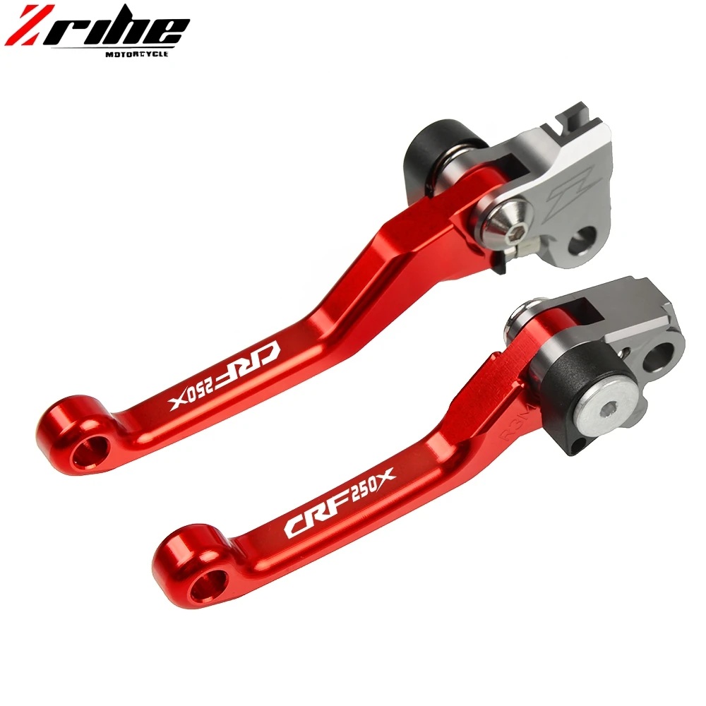 Для Honda CRF 250X CRF250X CRF250 X CRF 250X 2004- CNC Pivot тормозные рычаги сцепления CRF 250X Dirt велосипед Мотоцикл Мотокросс CRF - Цвет: red