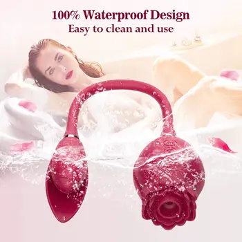 Rose Vibrators Clit Sucker for Women Powerful Clitoris Stimulator Vacuum Sucking Female Love Vibrating Egg Sex Toy for Adults 18 4