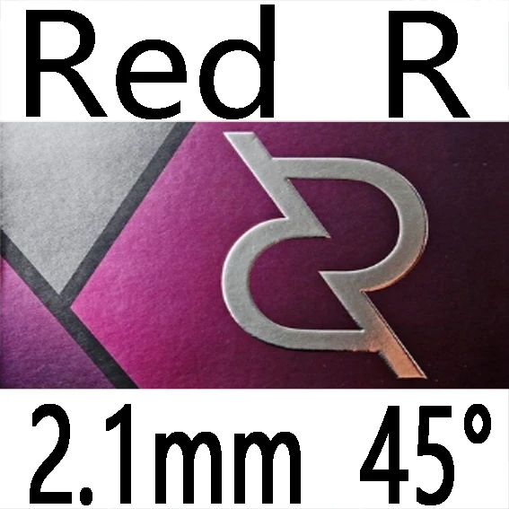 R Red 2.1mm 45H Оригинальные резиновые прыщи для настольного тенниса Derwind Rayhe Stolz с губкой для пинг-понга, производство Германия, 729 - Цвет: R Red 2.1mm 45H
