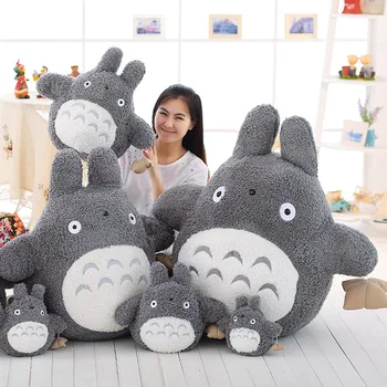 

80cm Cute Large Size Pillow Totoro Plush Toy Children Birthday Kids Toys Anime Big Totoro Stuffed for Girl Soft Drop shipping