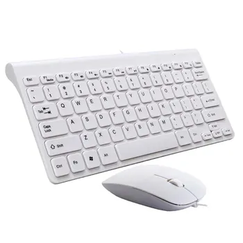 

Universal 78 Keys USB2.0 Wired Gaming Keyboard and Mouse Combos Set Kit Mini Multimedia Full-size Keyboard Mouse Combo Set