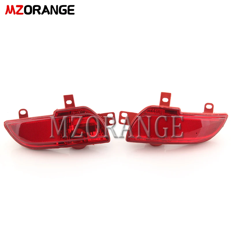 Traseira para Peugeot Refletora de Sinal de Aviso Vermelha e para Carro Plus Hatchback Sedan Lâmpada Cor Acessórios Luz 206 207 8 Luzes p carro
