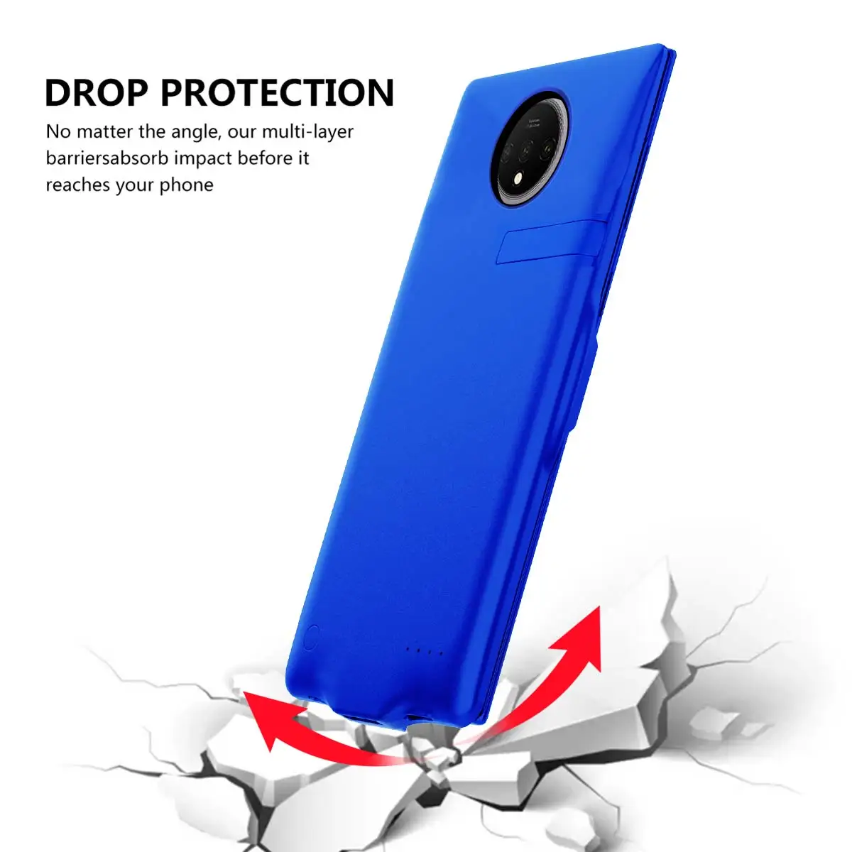 Для Oneplus 7T чехол для аккумулятора 6500 мАч Расширенный резервный внешний аккумулятор чехол для зарядки для One Plus 7T чехол для OnePlus 7T чехол для зарядного устройства