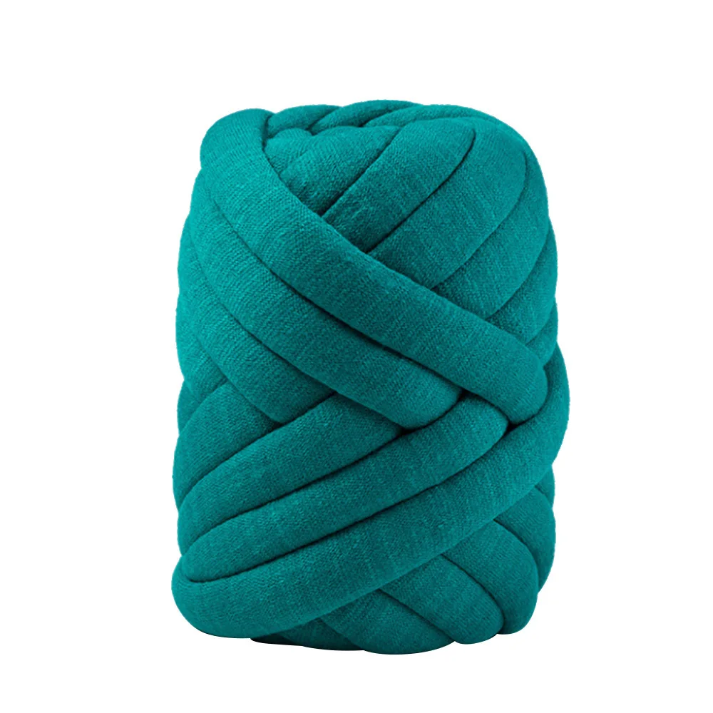 As Shown wills 500g/Ball Super Thick Natural Wool Chunky Yarn DIY Bulky Arm Roving Knit Blanket Hand Knitting Spin Yarn DIY Blanket 16m - Цвет: As Shown