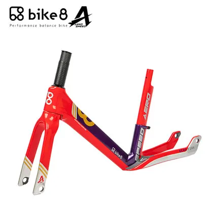 Bike8-子供用カーボンファイバーレーシングカーフレーム,スモール