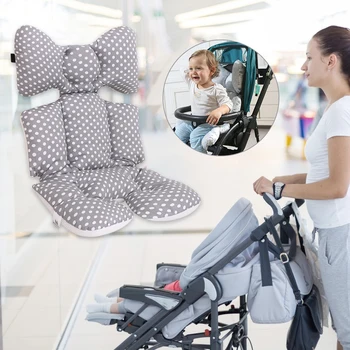 

Baby Stroller Cotton Seat Cushion Thick Warm Seat Pad Sleeping Mattresses Pillow Sleeping Pillow Infant Pram Accessory