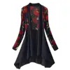 Women Long Chiffon Floral Sunscreen Ladies Cardigan Blouses Summer Beach Ladies Shirt Tops 2020 6