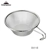 Outdoor Filter Mesh Scoop Bowl Campingmoon S213 Stainless Steel Fine Strainer 2
