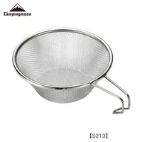 Outdoor Filter Mesh Scoop Bowl Campingmoon S213 Stainless Steel Fine Strainer 2