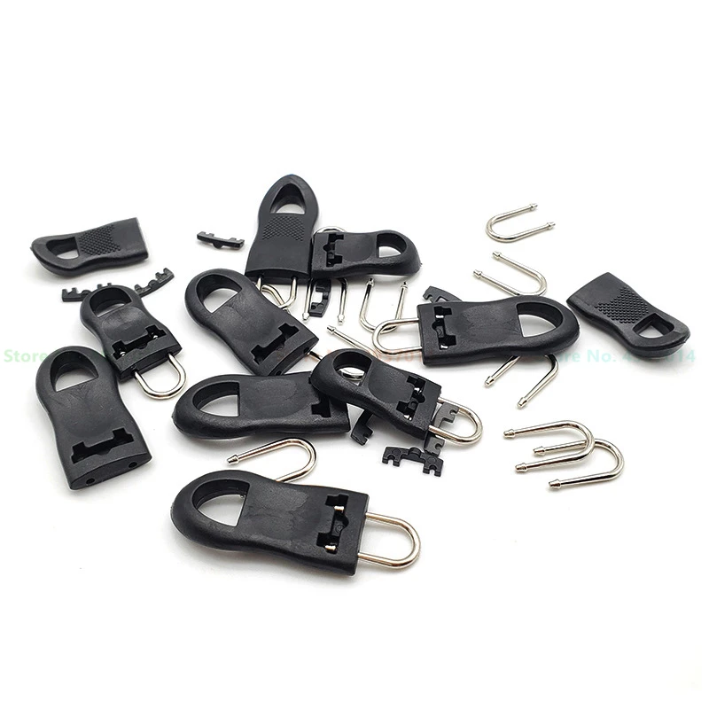 5PCS Detachable Zipper Puller Replacement Zip Fixer Repair Kit Travel Bag Suitcase Backpack Zipper Pull Fixer Tent Clothing