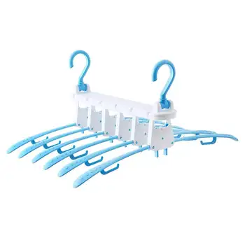 

-Multi-Function Rotating Hanger Foldable Clothing Storage Organizer Double Hook Magic Hanger ztou