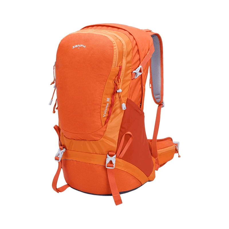 

Zenph Outdoor Mountaineering Backpack Camping Bag Cycling Hiking Backpack 38-50L Professional Waterproof Backpack