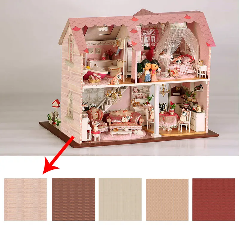 dollhouse contact paper