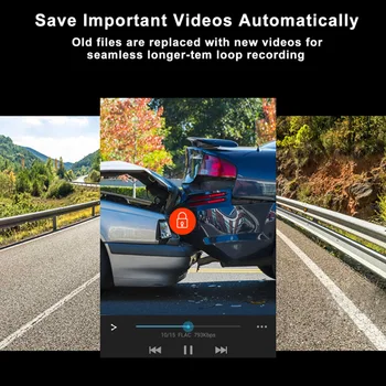 

Parking Universal Safety FHD 1080P Playback Video 3 Inch Screen Dash Camera Car Monitor Loop Recording G-sensor Motion Detection