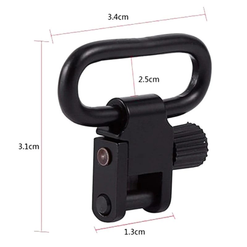1 Adapter Sling Swivels High Tensile Strength Professional Quick Detachable Studs Bolt Hunting Shooting Accessoies