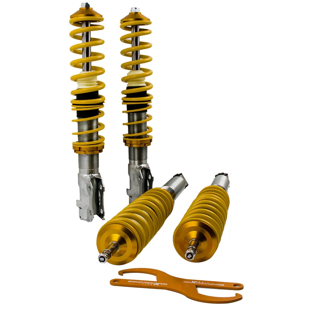 Опускающий амортизатор coiloверсия для SEAT Toledo Mk1 1991-1999 VW 92-99 Golf Mk2 Mark3 Jetta/Vento MK3(1H) Strut |