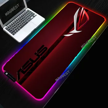 

MRGBEST RGB Mouse Pad LED Republic of Gamers Computer Laptop Keyboard Red Mouse Pad Waterproof Colorful Gaming Table Pad