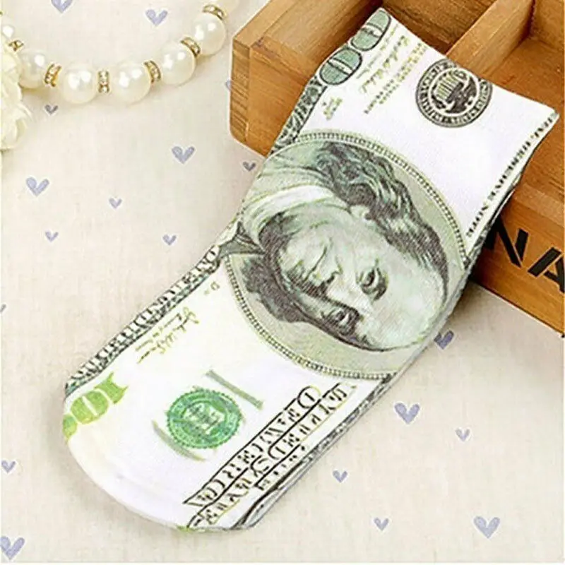 Новые модные короткие носки башмачки забавные повседневные унисекс с объемным