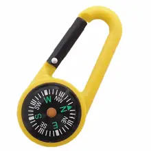 Многофункциональный мини-карабин компас, брелок для ключей карабин брелок для кемпинга на открытом воздухе походный инструмент для выживания