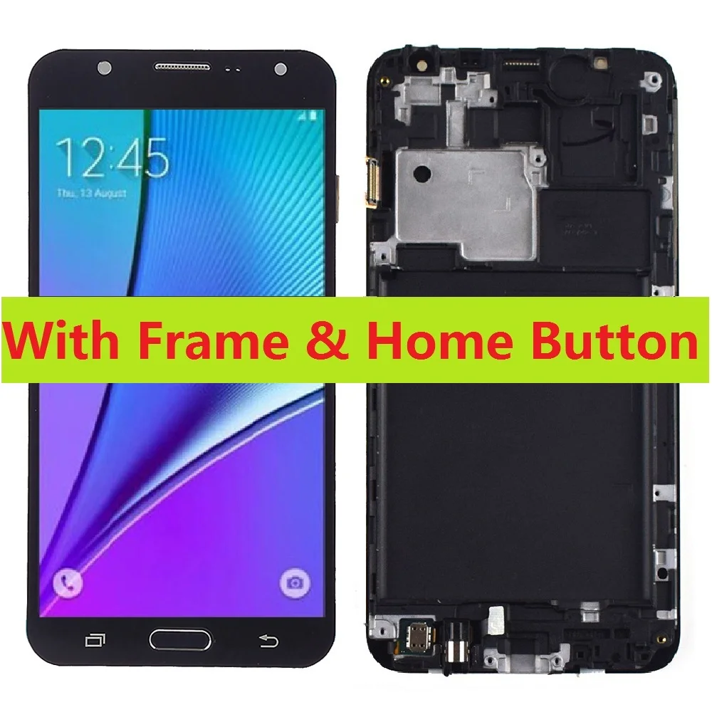

For Samsung Galaxy J7 2015 J700 SM J700F J700M J700G J700H J700F/DS LCD Display Touch Screen Digitizer + Frame + Adhesive + kits