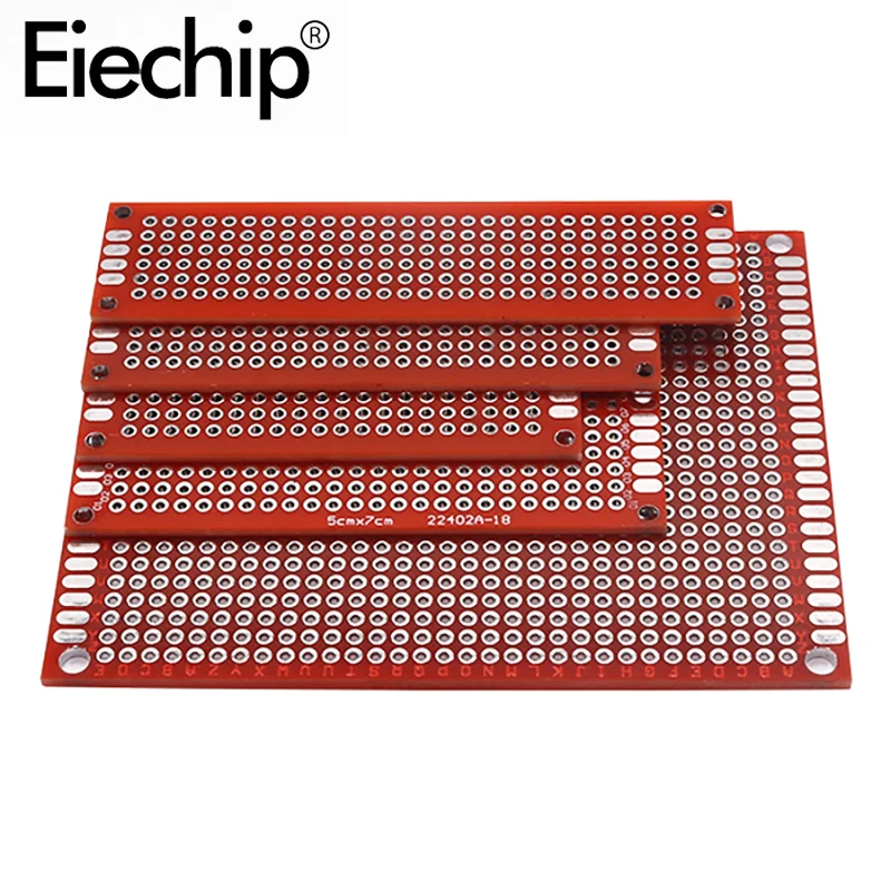 2x8 3x7 4x6 5x7 7x9cm double side prototype pcb board Universal Printed circuit layout boards New Breadboard | Электронные