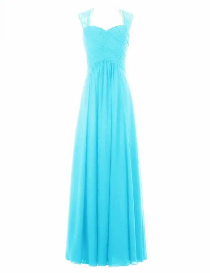 ТРАПЕЦИЕВИДНОЕ шифоновое кружевное Плиссированное милое элегантное платье подружки невесты с открытыми плечами Свадебные Вечерние платья robe de soiree на шнуровке - Цвет: Turquoise 11