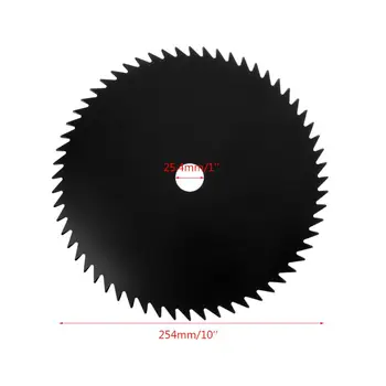 

60 Tooth Brush Cutter Trimmer Blade Lawn Mower Manganese Steel Weeding Machine Saw Disc