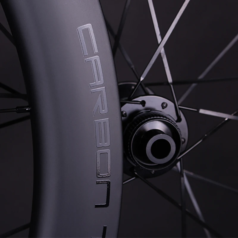 TRIFOX clincher carbon rim Disc Brake/Quickly release 700c Road Bike Wheelset Quality Carbon Rim With Center Lock Road Cycling