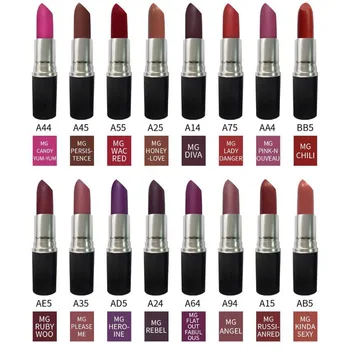 

40 color Matte Lipstick Lips Makeup Cosmetics Waterproof Pintalabios Batom Long Lasting Lips Makeup DIVA REBEL HEROINE RUBY WOO