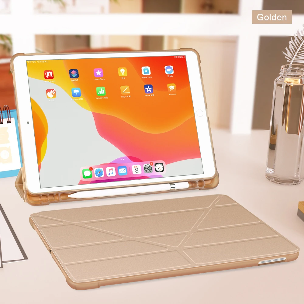 Для iPad Air 2 Air 1 чехол 9,7 принципиально силиконовый мягкий чехол для задней панели из искусственной кожи смарт-чехол для iPad Air 3 10,5 11 чехол 10,"