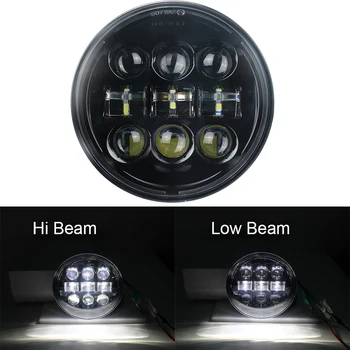 

1pcs 45W 5.75 Inch Headlight Motorcycle Led Hi/Low Beam Moto LED Projector Driving Light