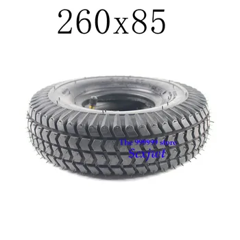 

Free Shipping 260x85 Tire and Inner Tube 3.00-4 (10"x3", 260*85) Knobby Scooter, ATV and Go Kart Tire and Tube Motor Tire