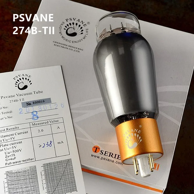 Вакуумная трубка 274B-TII PSVANE коллекционная версия вместо (274 5U4G 5Z3P 5AR4) выпрямителя |