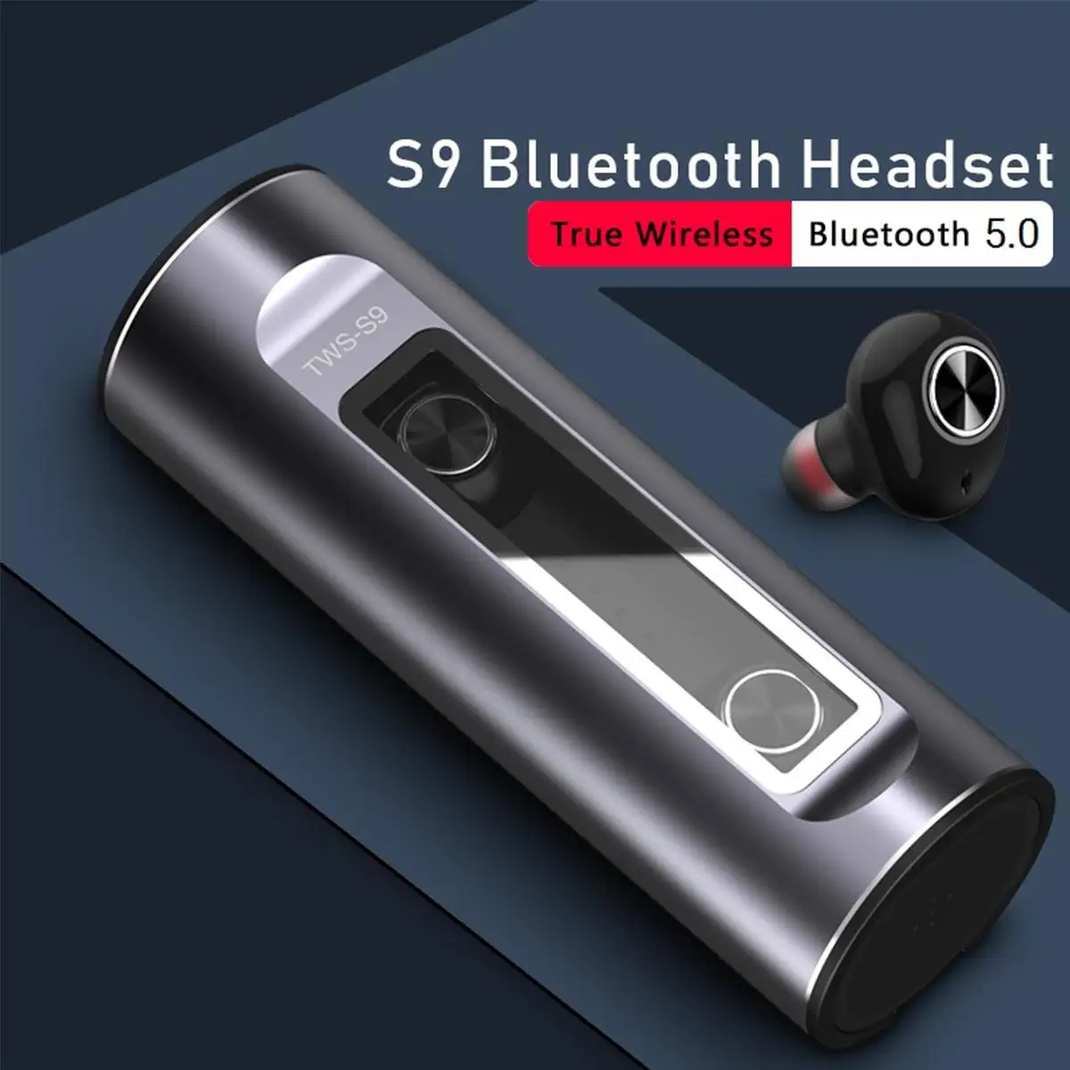 LEORY S9 True TWS наушники беспроводные bluetooth 5,0 Стерео шумоподавление водонепроницаемые двусторонние звонки наушник в ухо громкой связи